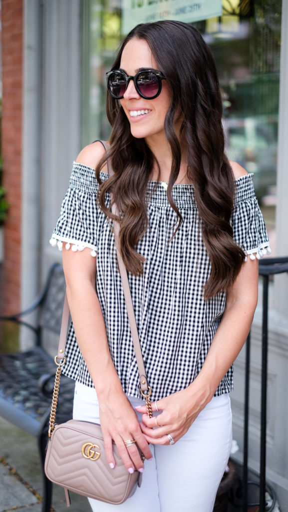 black and white summer outfit