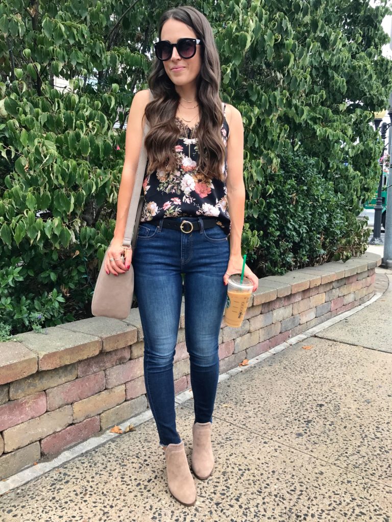 BP Floral Cami outfit
