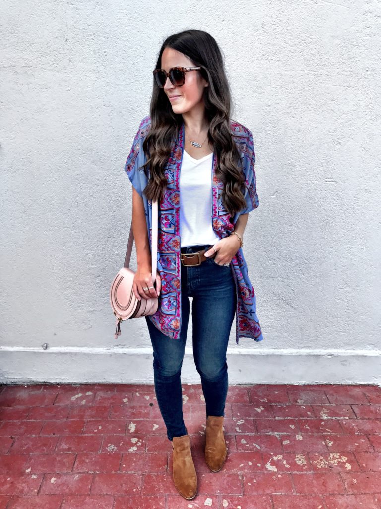Early Fall Kimono outfit