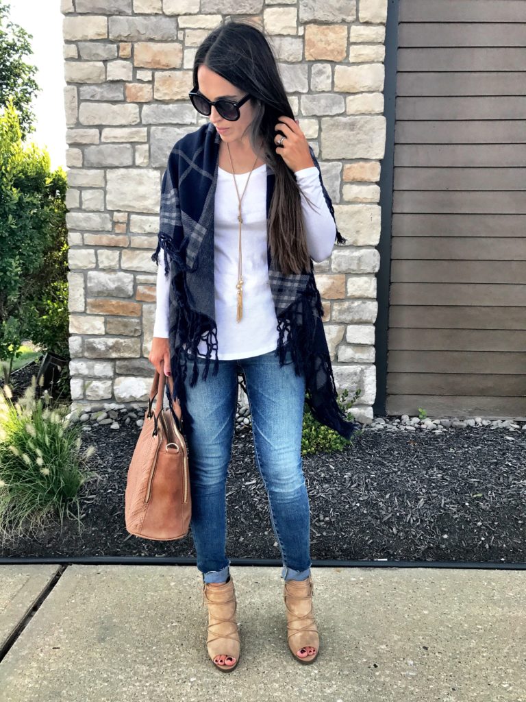 plaid vest outfit
