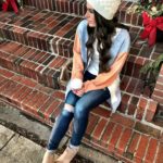 colorblock cardigan