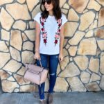 embroidered tee