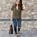 olive and leopard