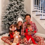 matching holiday pajamas