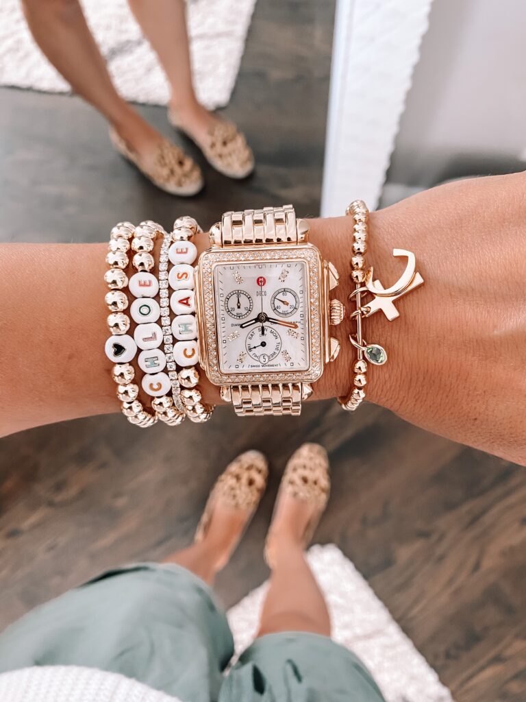 Gold bracelets