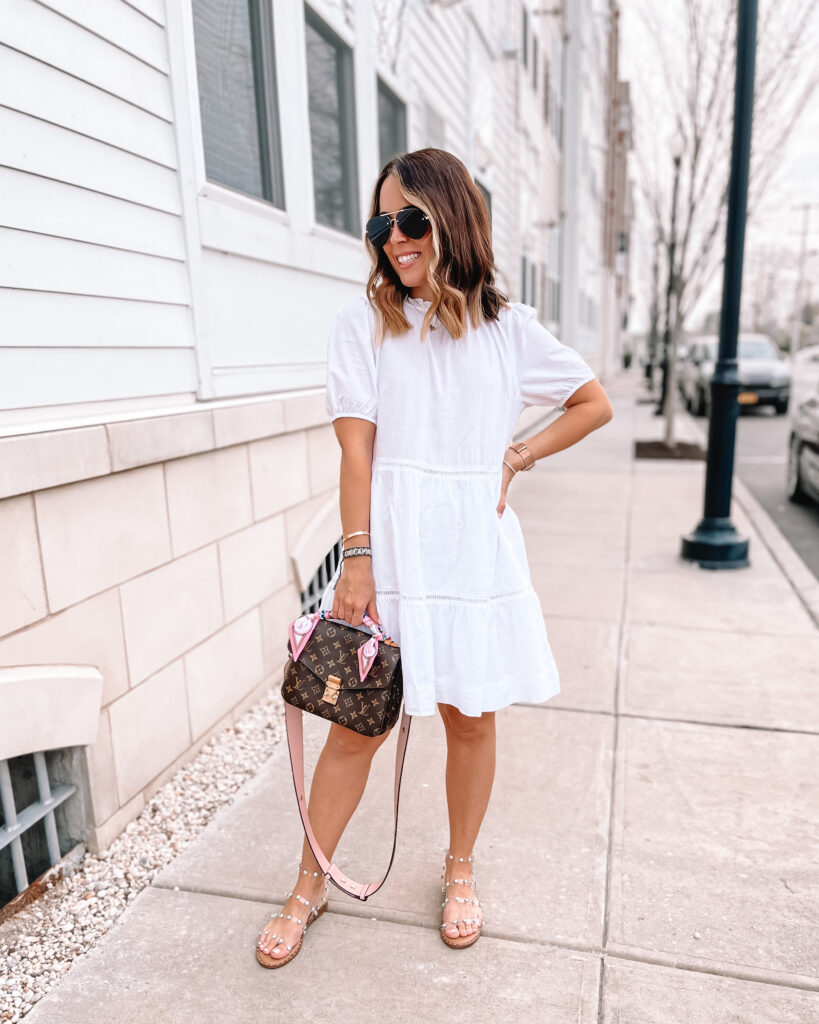 white dress